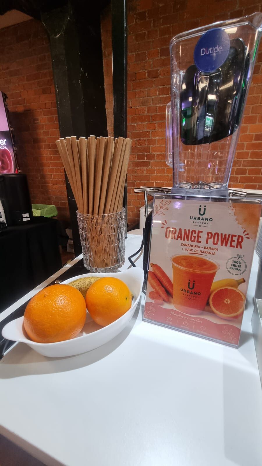 Orange Power: zanahoria, banana y jugo de naranja